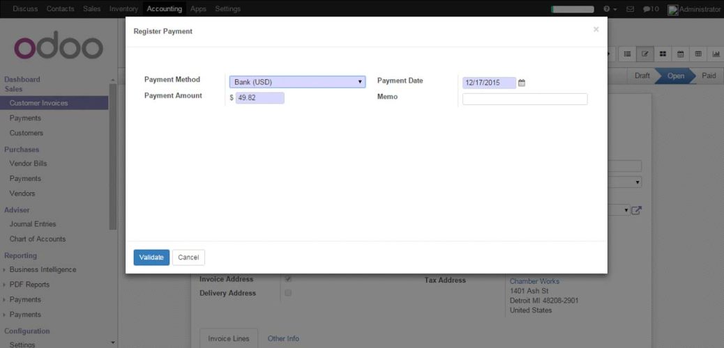  Register Payment