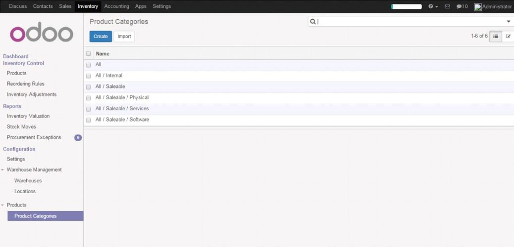 Product Category Configuration Product Category Configuration