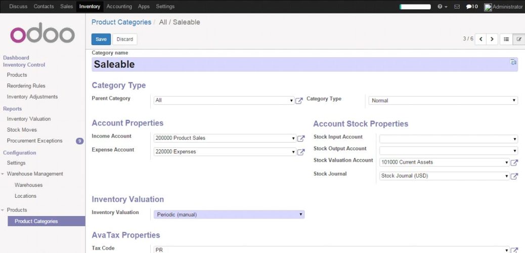 Configure Product Category Tax Code Configure Product Category Tax Code