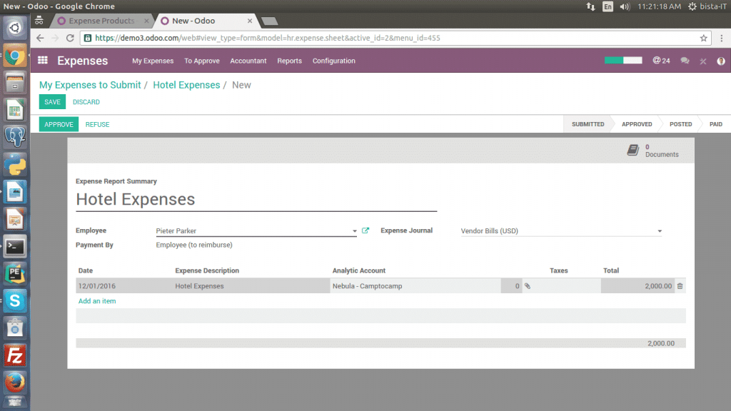 approval by manager odoo module