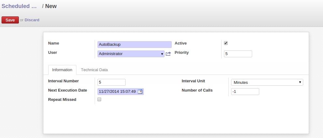 Odoo Implementation