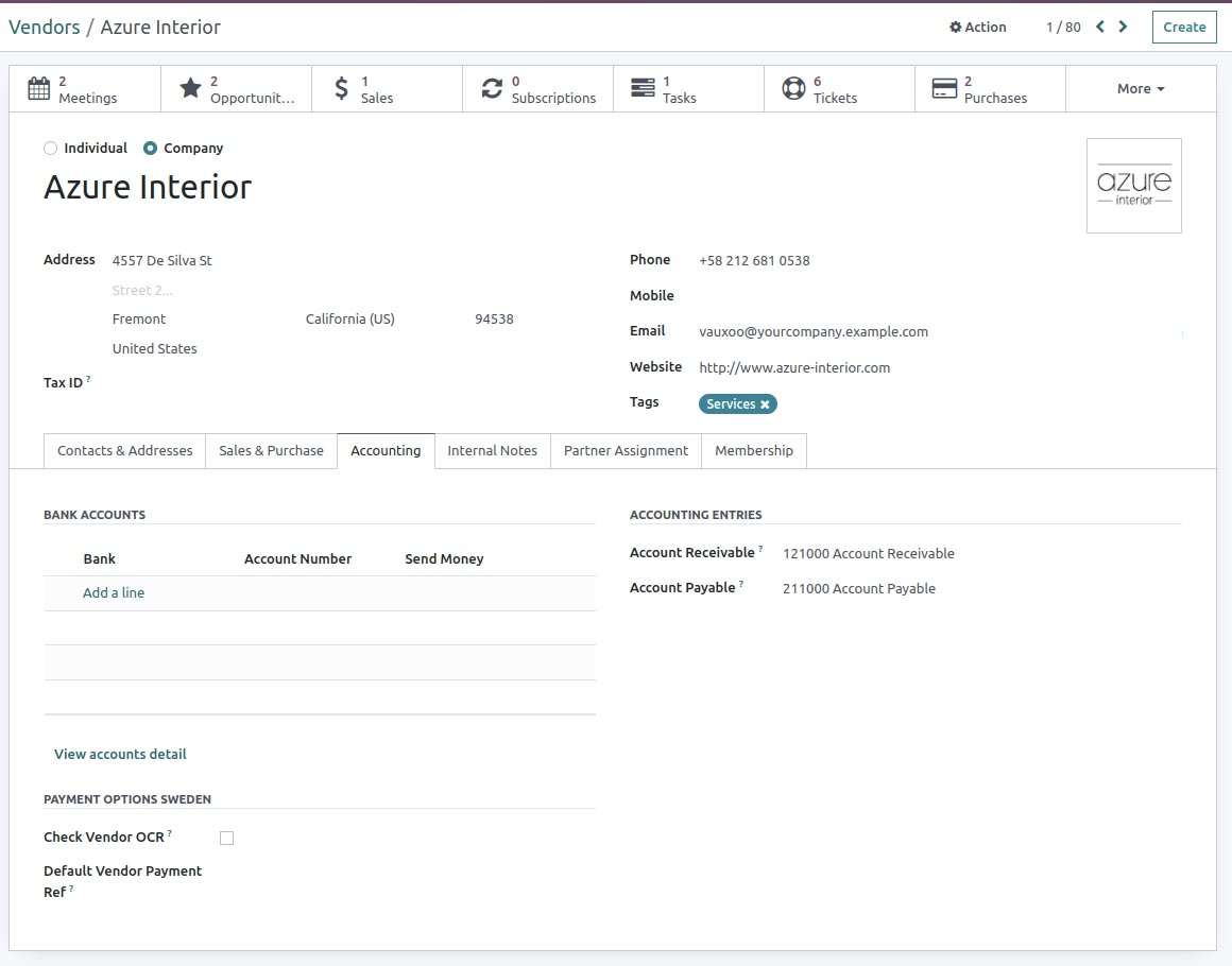 Odoo Vendor Management in Version 16