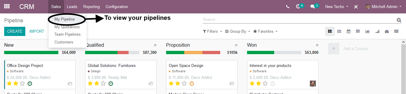 Odoo CRM
