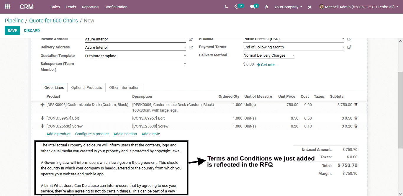 odoo sales management