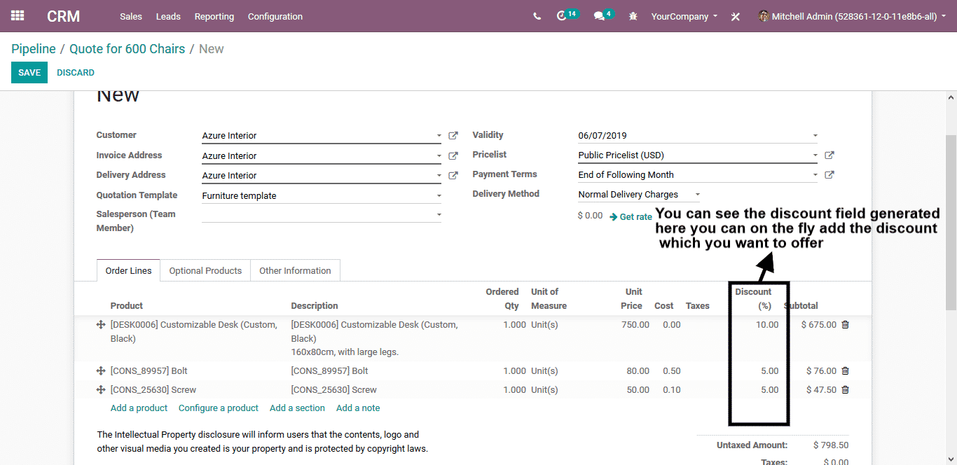 odoo sales management