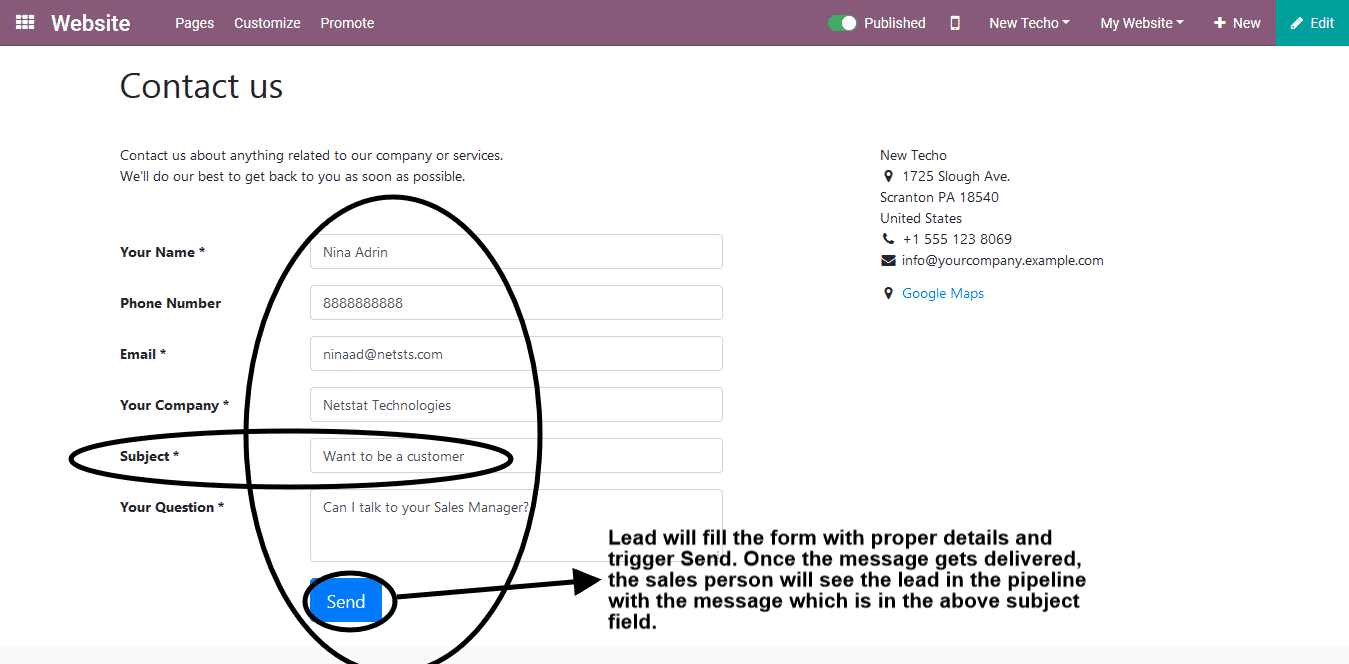 Odoo CRM