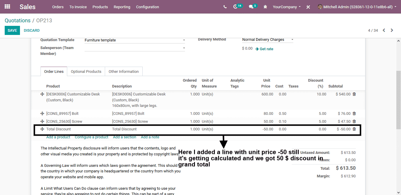 odoo sales managemenrt