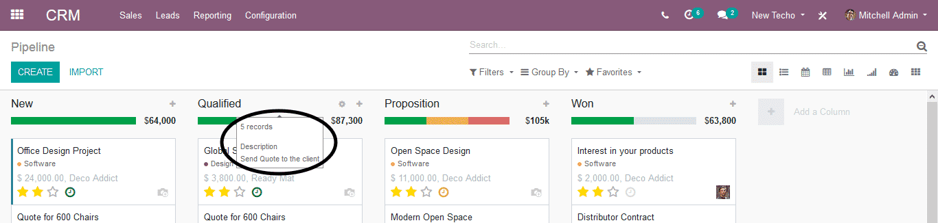 Odoo CRM