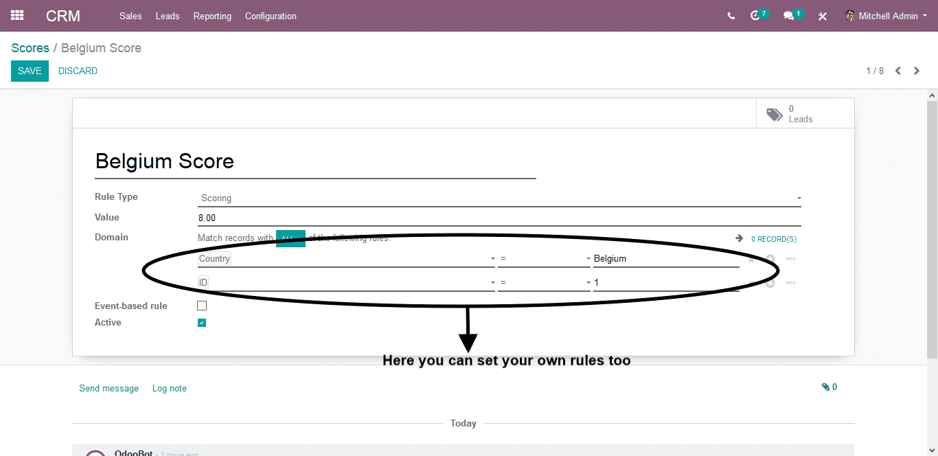 Odoo CRM