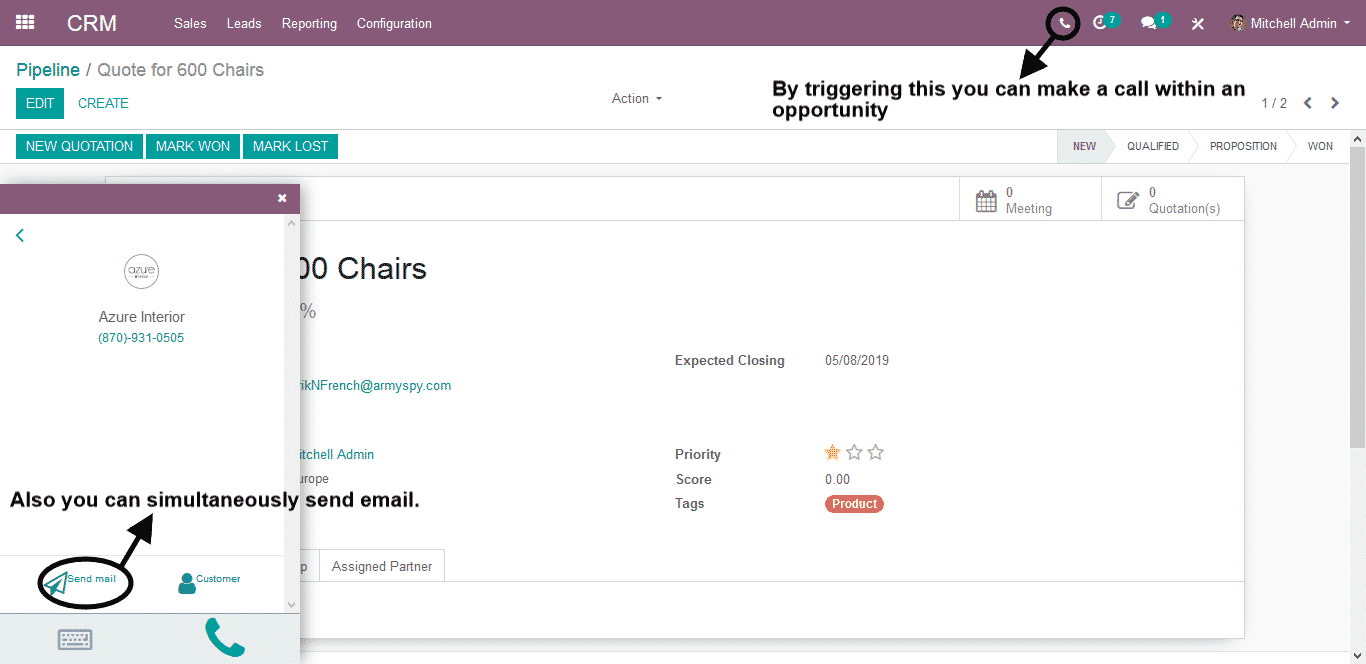 Odoo CRM