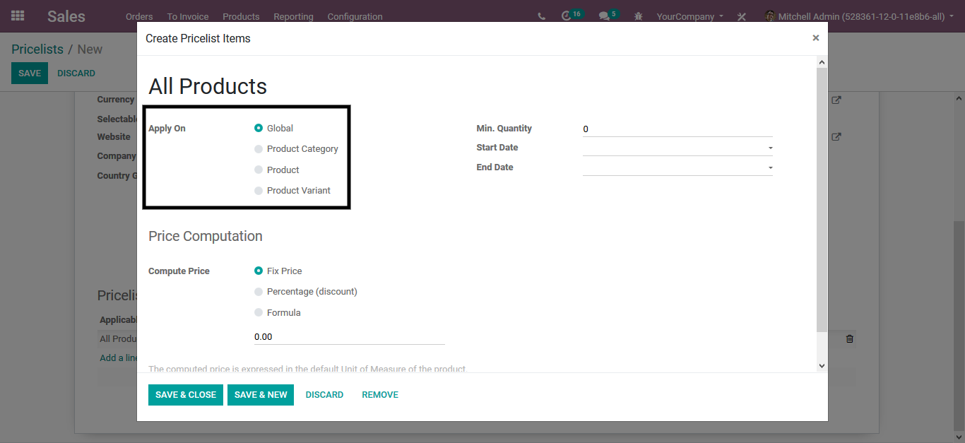 odoo sales management
