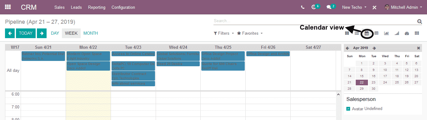 Odoo CRM