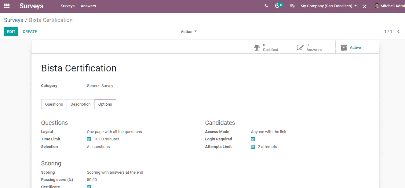 Odoo 13