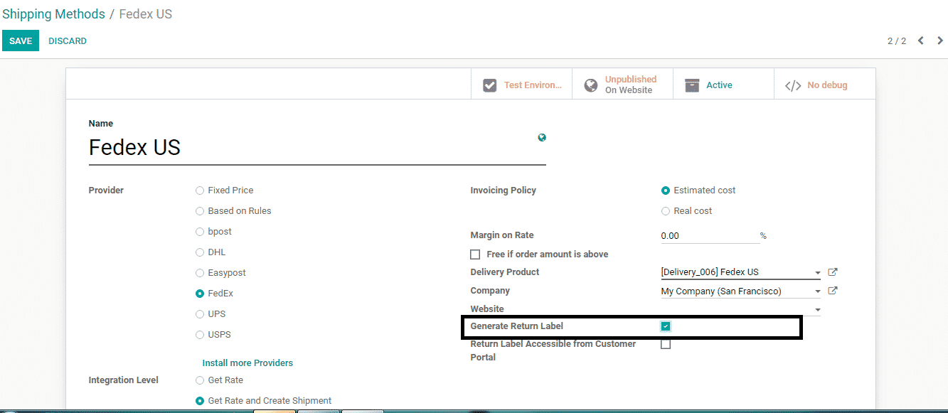 Odoo 13