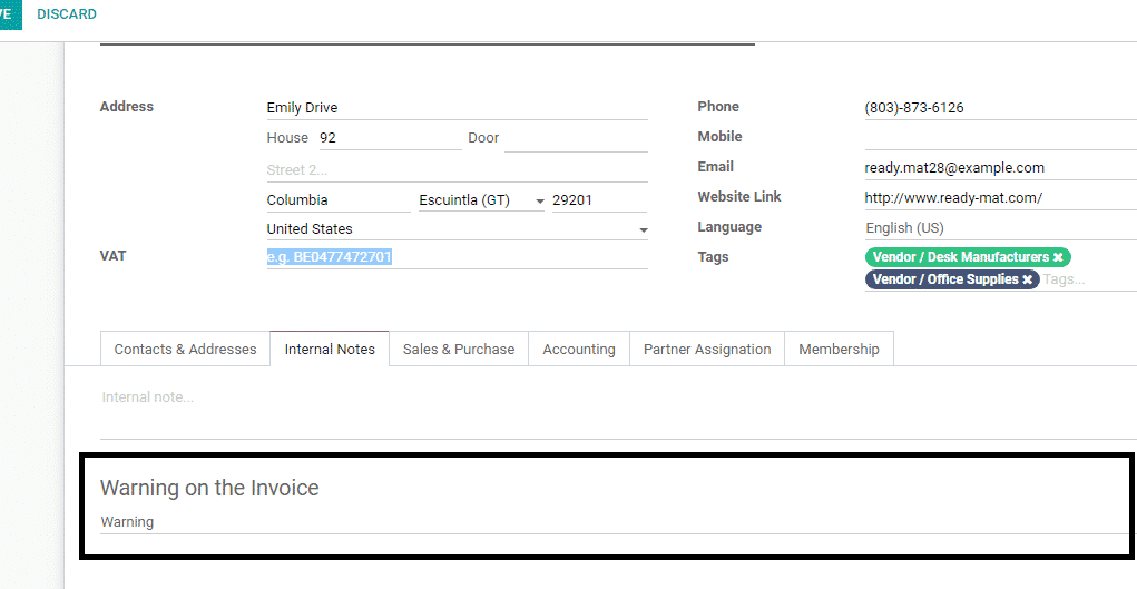 Odoo 13