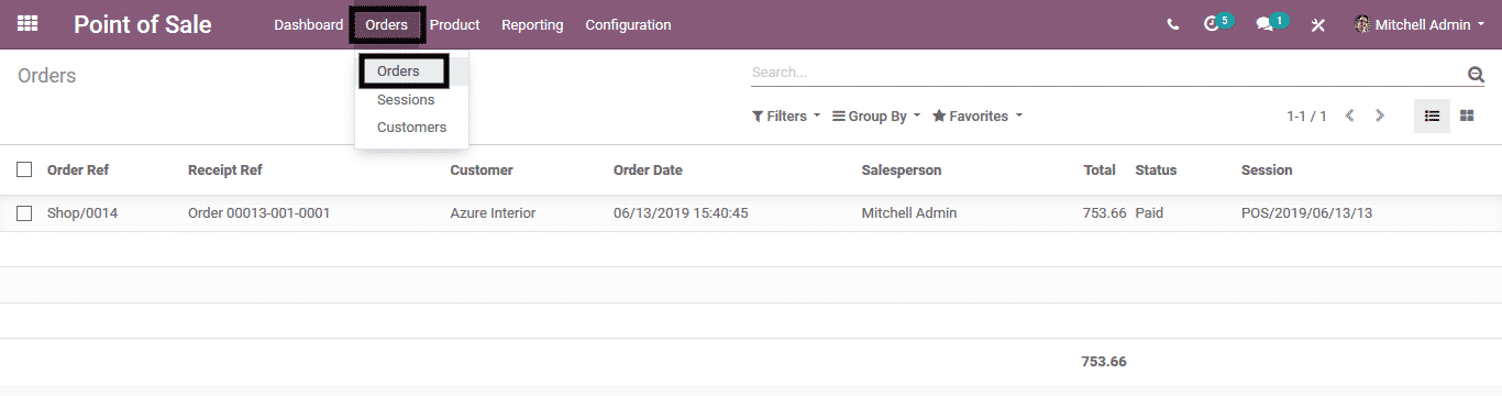Odoo Point of Sale