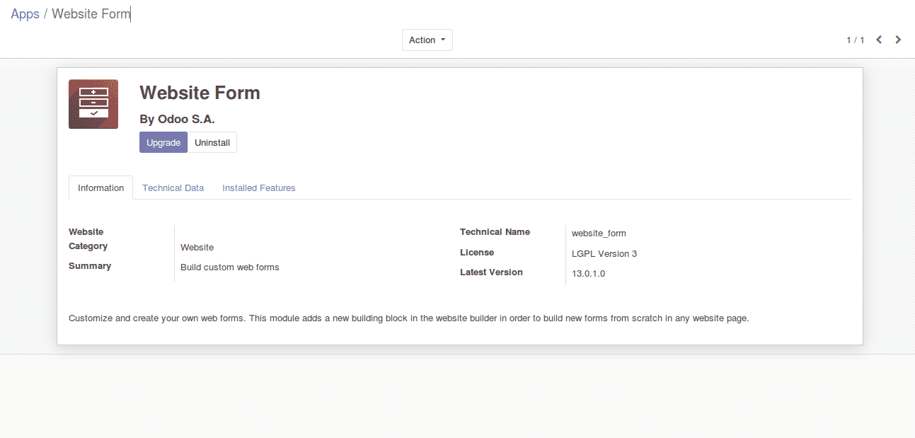 Odoo 13