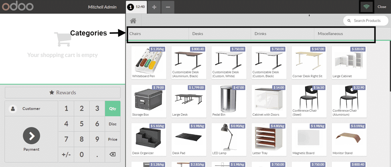 Odoo Point of Sale