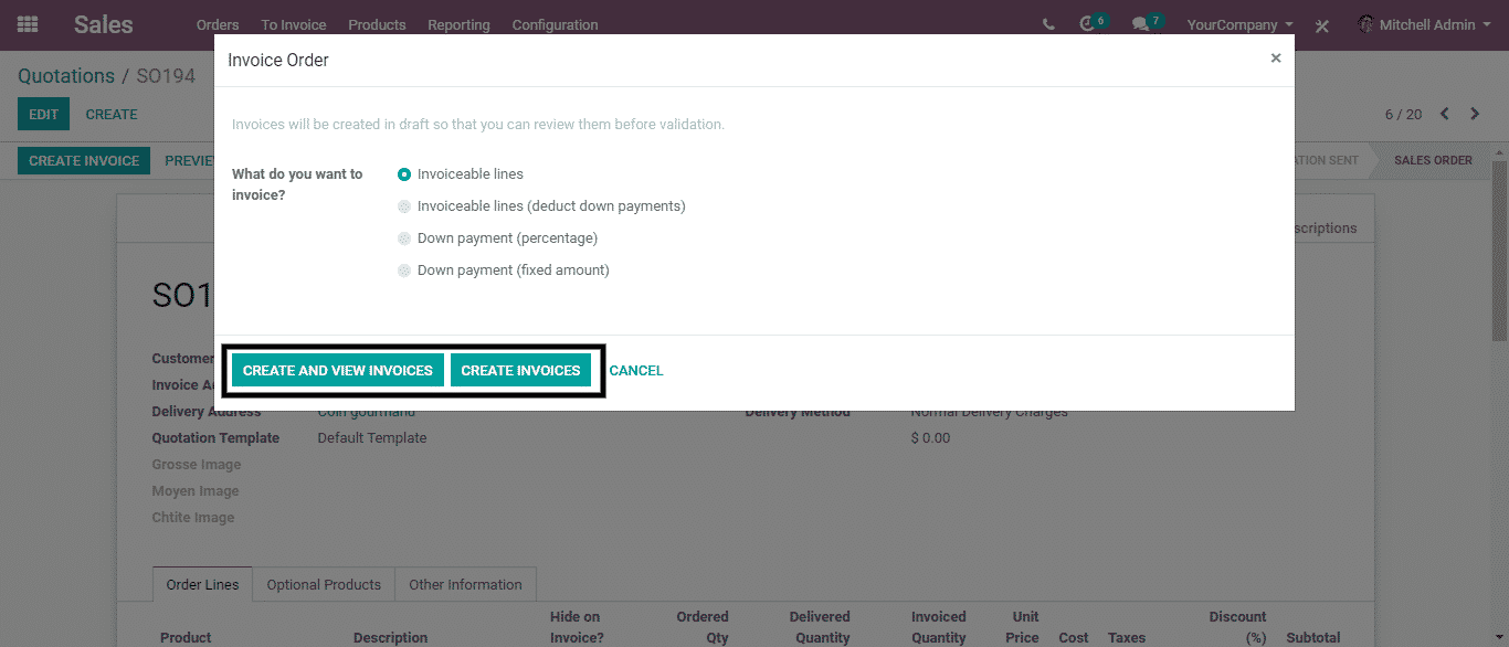 Odoo Subscription
