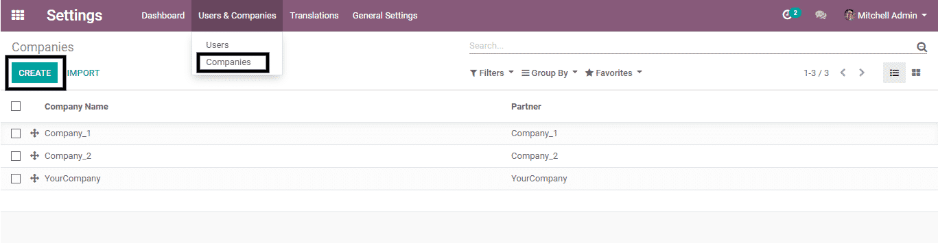odoo invoicing