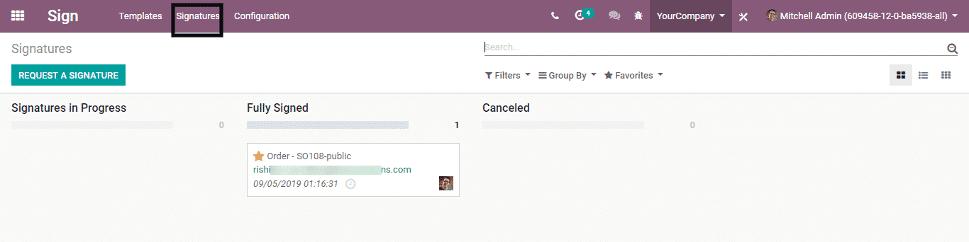 odoo signature