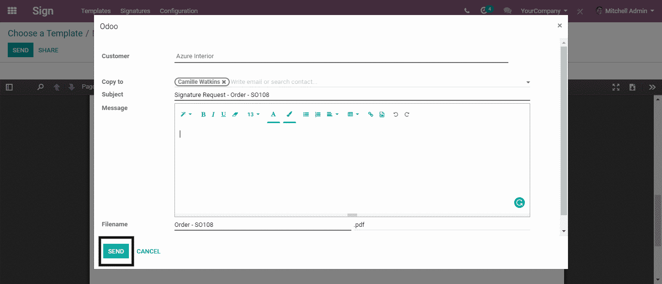 odoo sign app