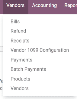 Odoo 1099 tax form