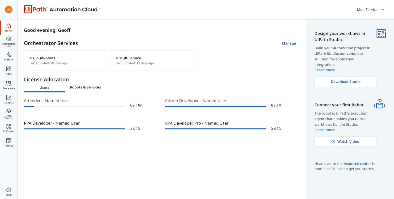 UiPath RPA ERP integration