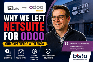 NetSuite To Odoo Migration for University Bookstore